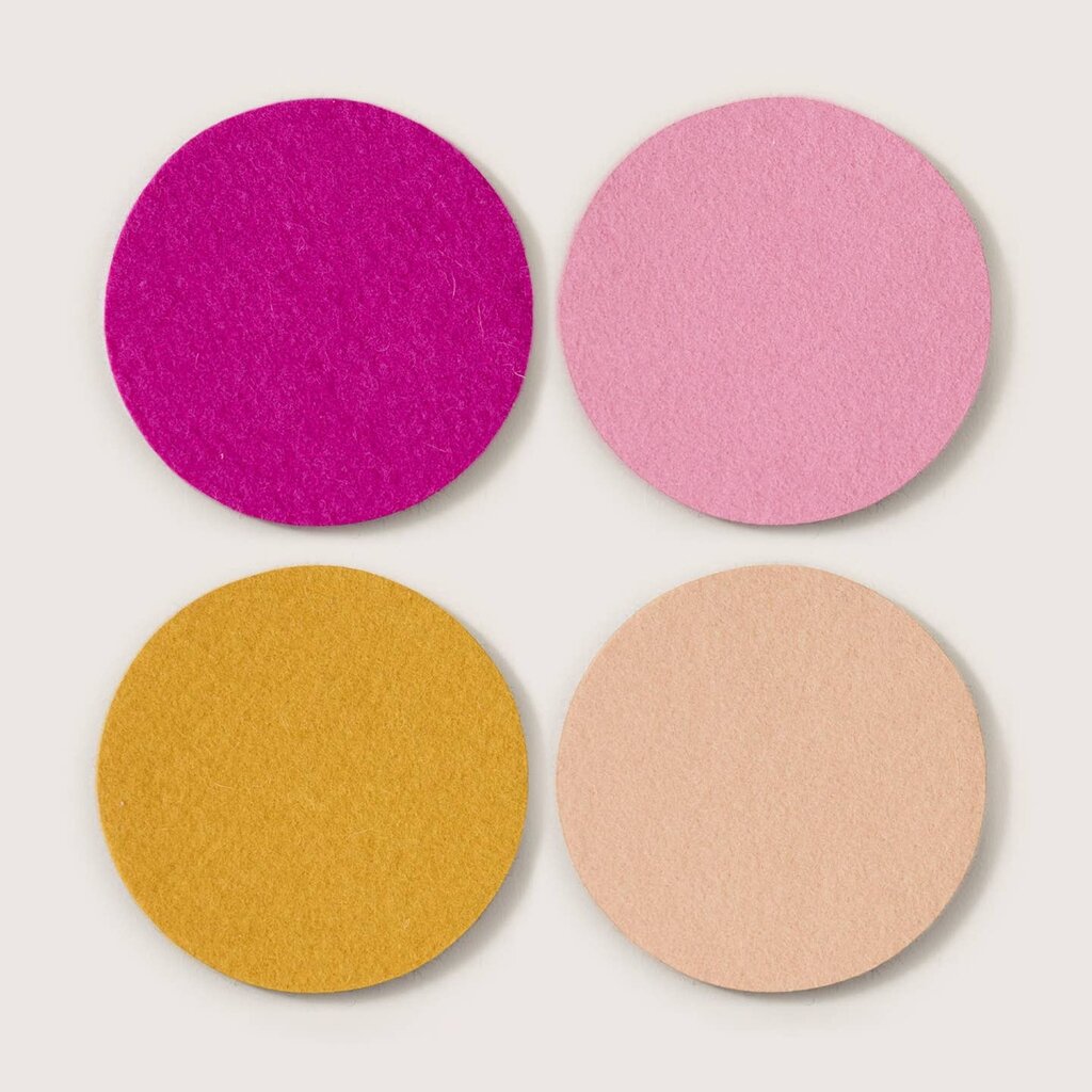 Graf Lantz Graf Lantz Round Felt Coaster (set of 4)