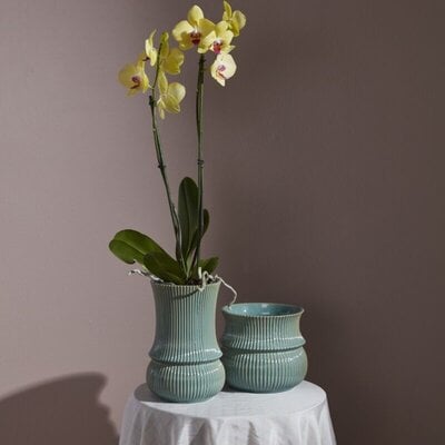 Verdigris Vase