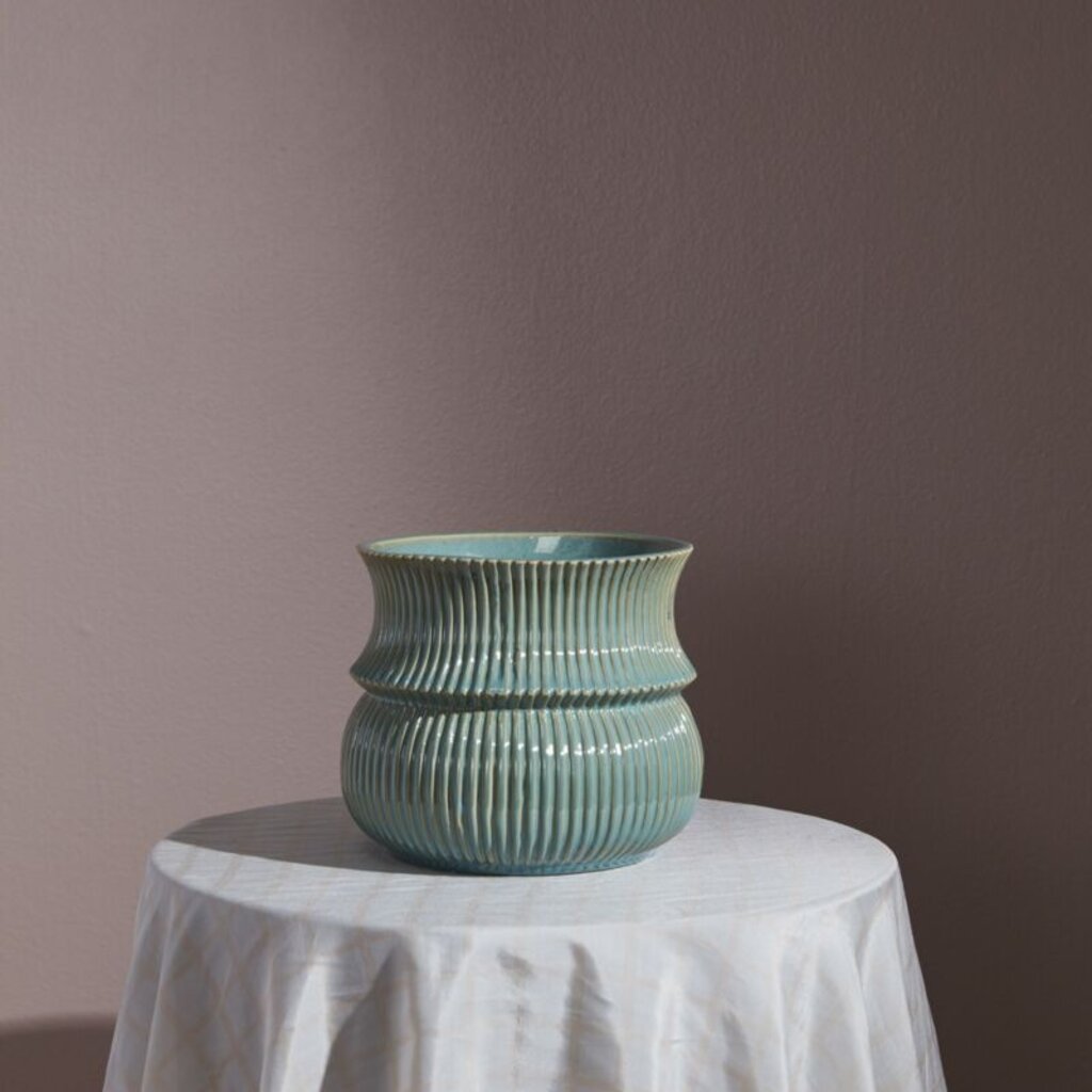 Verdigris Vase