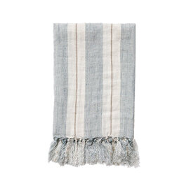 Laguna Stripe Linen Throw