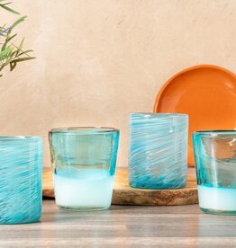 Mexican Hand-Blown Drinking Glass