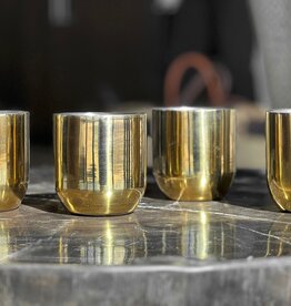 Brass Double-Walled Cup