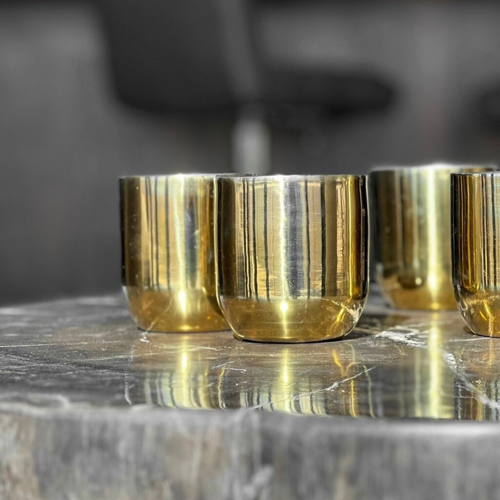 Brass Double-Walled Cup