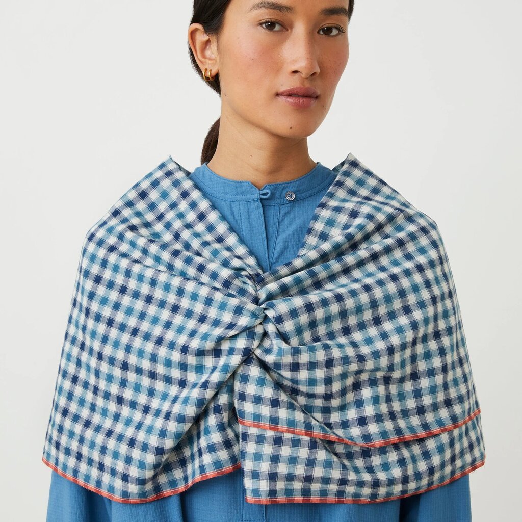 Gingham 100% Cotton Scarf