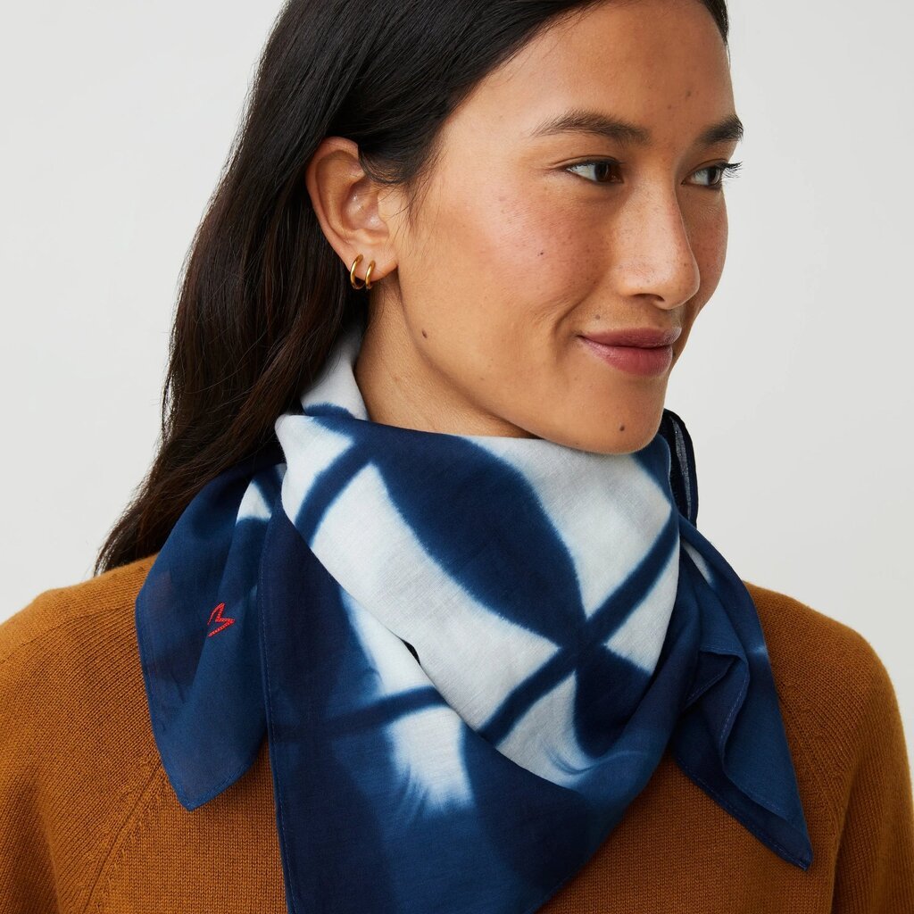 Shibori 100% Cotton Scarf