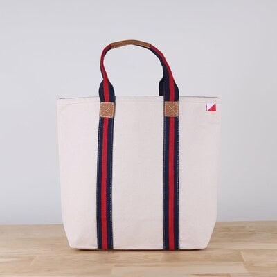 Shorebags Society Canvas & Leather Tote Bag