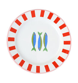 8" Summer Enamel Plate