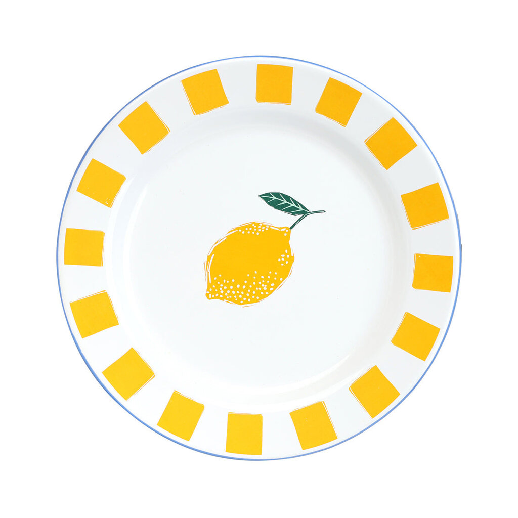 8" Summer Enamel Plate