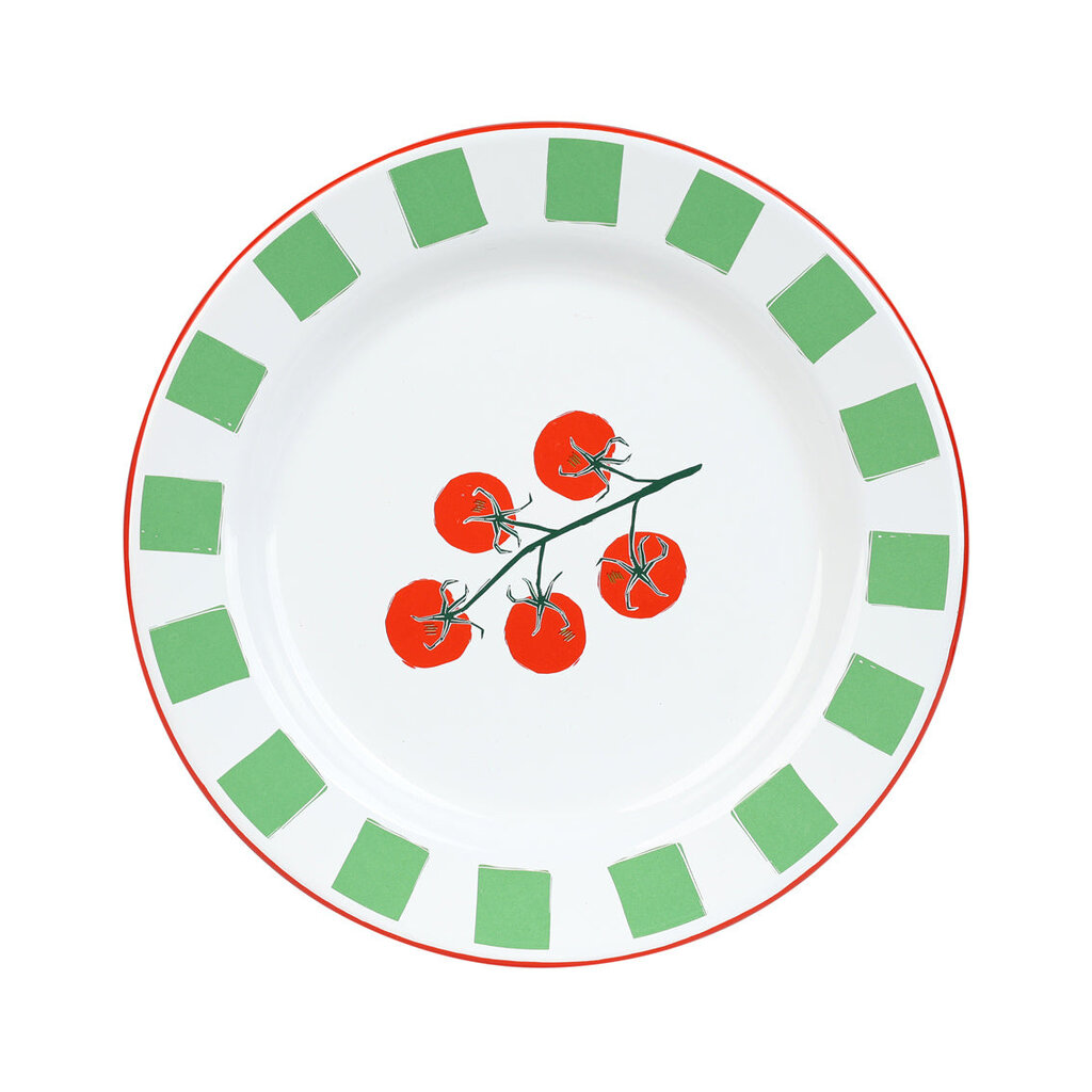 8" Summer Enamel Plate