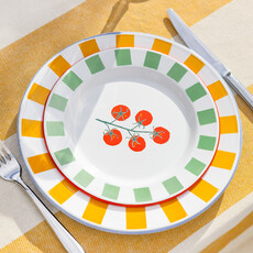 8" Summer Enamel Plate