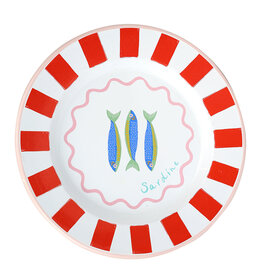 10" Summer Enamel Dinner Plate