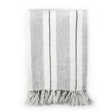 Laguna Stripe Linen Throw