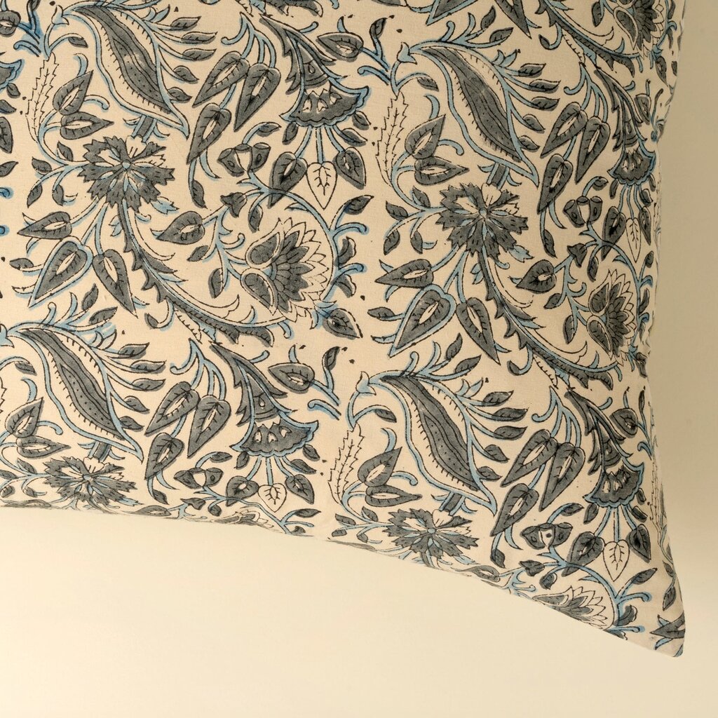 Ibis Block Print Pillow 20"
