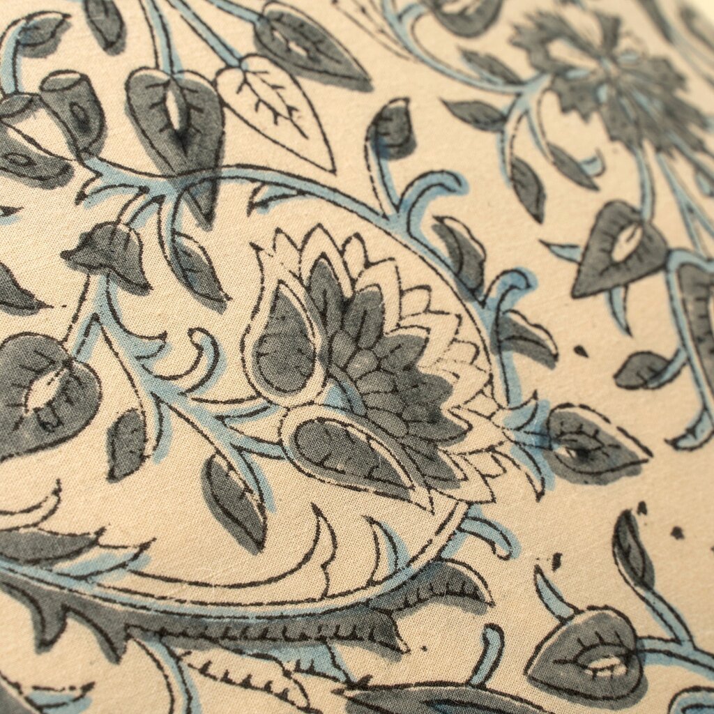 Ibis Block Print Pillow 20"