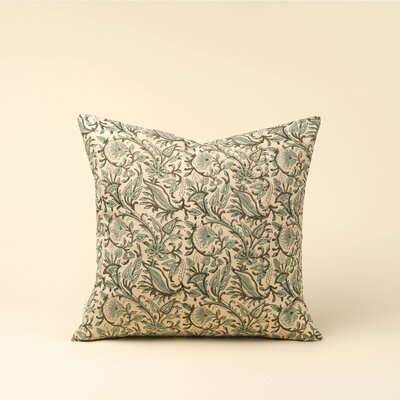 Ruri Block Print Pillow 20"