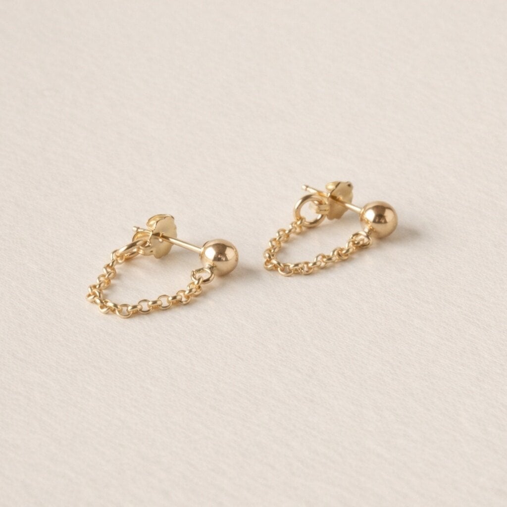 Chain Stud Earrings