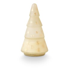Illume Winter Star Frosted Star Glass Tree Candle