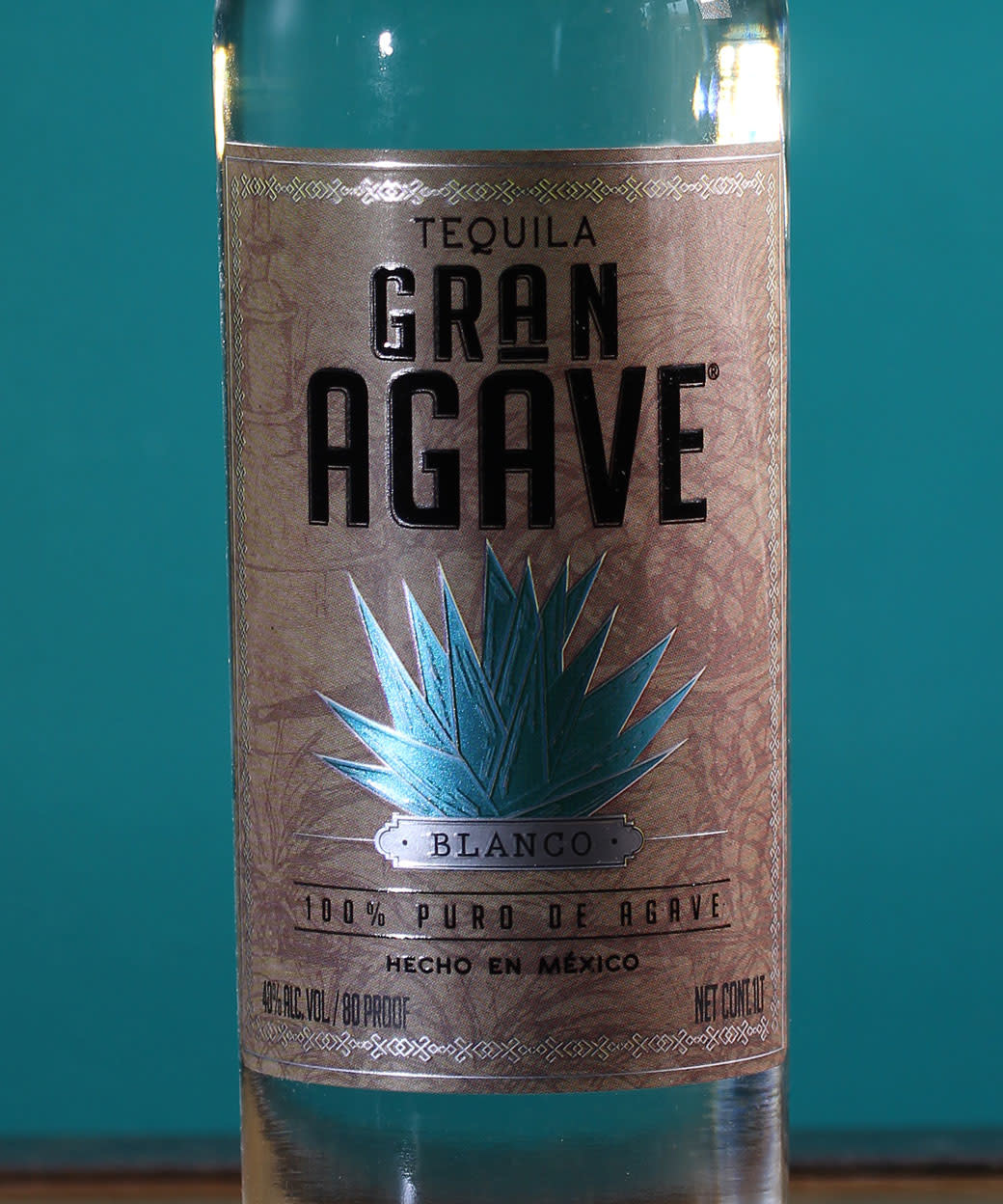 Gran Agave Tequila 100 De Agave Blanco 1l 