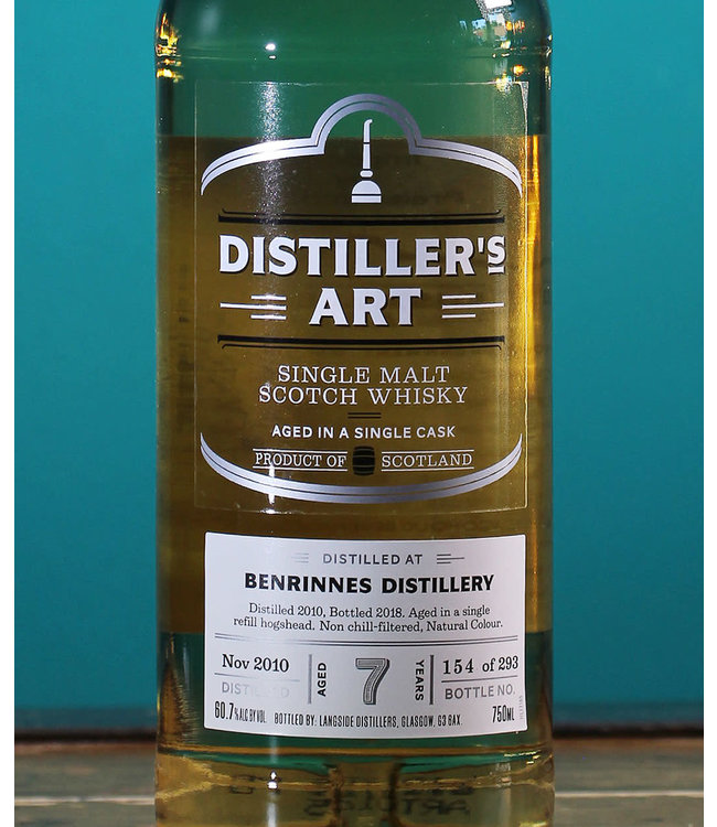 Distiller's Art, 7 Years Old Benrinnes Single Malt Scotch Whisky 112.2 Proof
