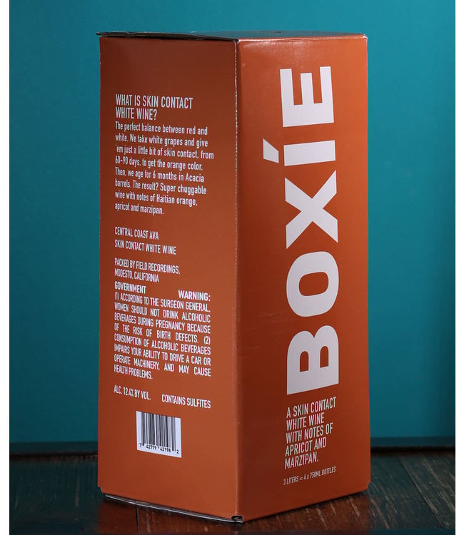 Field Recordings, BOXIE Central Coast Orange Wine (3L box)