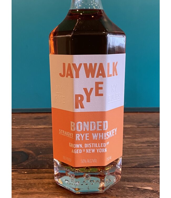 Jaywalk Bottled In Bond Straight Rye Whiskey 100 Proof