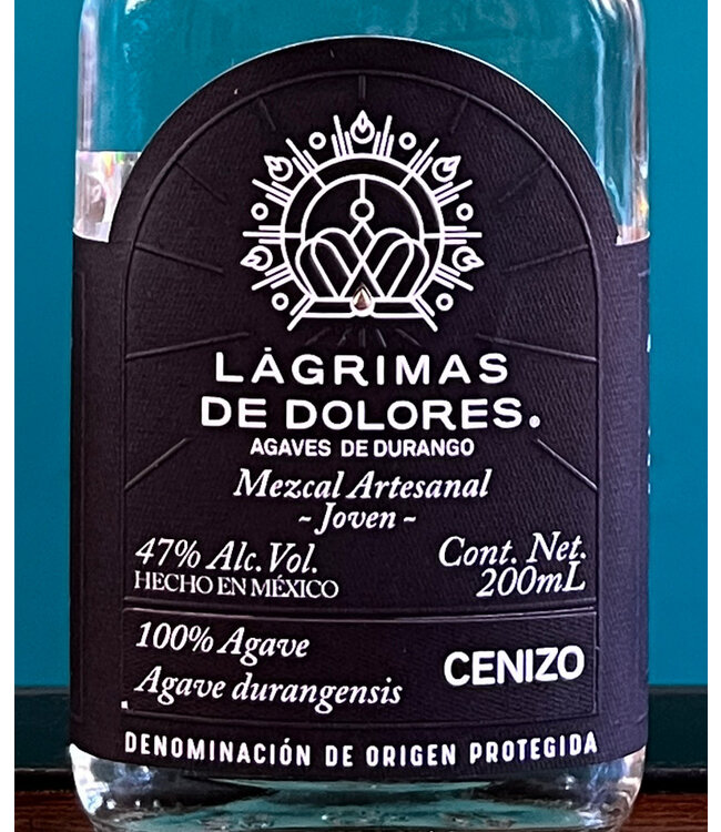 Lagrimas de Dolores Cenizo Mezcal Joven (200ml)