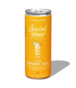 Social Hour Yuzu Sunkissed Fizz (250 ml can)