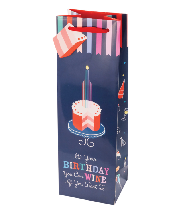 Wine Gift Bags Birthday Cake