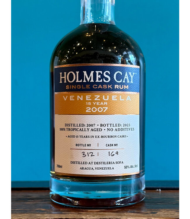 Holmes Cay 15 Years Old 2007 In Ex-Bourbon Cask Single Cask Venezuelan Rum