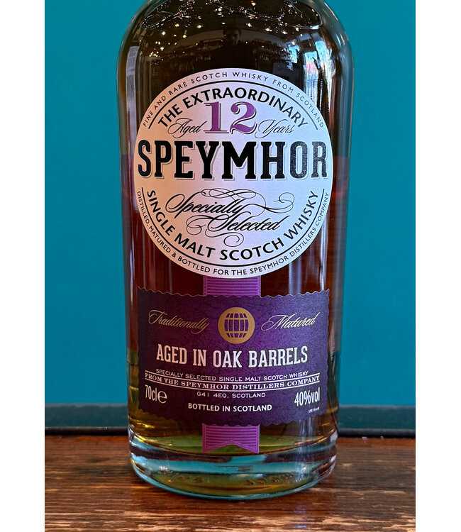 Speymhor 12 Years Old Aged In Oak Barrels Single Malt Scotch Whisky