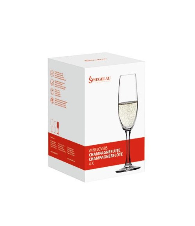 Spiegelau champagne flute 6.7 oz. set of 4