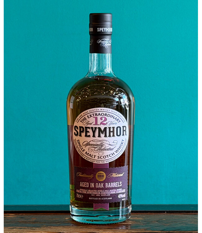 Speymhor 12 Years Old Aged In Oak Barrels Single Malt Scotch Whisky
