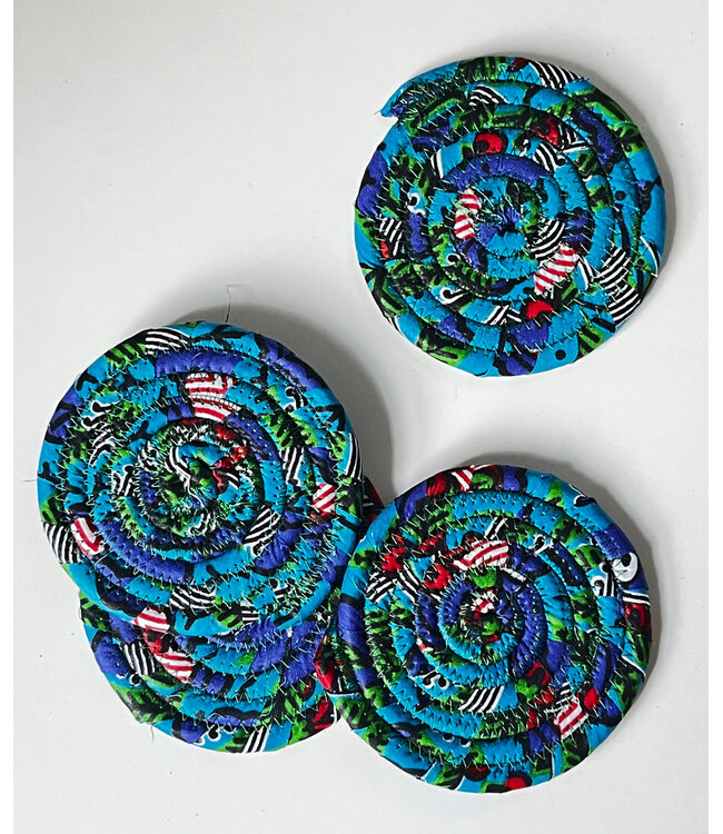 Coaster Set of 4 – Toti Blue