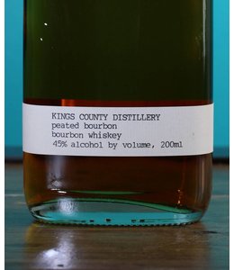 Kings County Distillery, Peated Bourbon Whiskey 200 ml