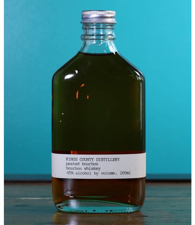 Kings County Distillery, Peated Bourbon Whiskey 200 ml
