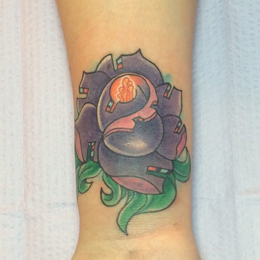 Bio lotus tattoo