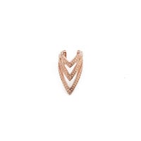 Pointed Chevron Cuff in Rose Gold