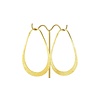 Diablo Large Distressed Brass Teardrop