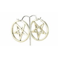 Ace of Pentacles in White Brass