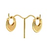 Tether Drake Hoop Weight in Yellow Gold