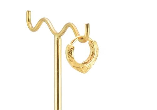 Tether Lattice Clicker in  Yellow Gold 5/16"