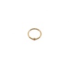 BVLA 18g Fixed Bead Ring in 14K Yellow Gold