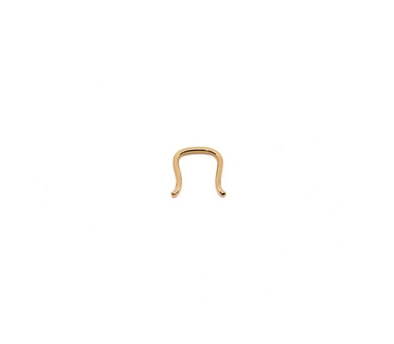 14K Yellow Gold Septum Retainer