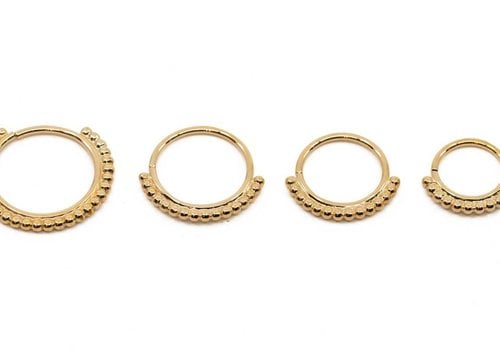BVLA 18g Latchmi Hoop in Yellow Gold