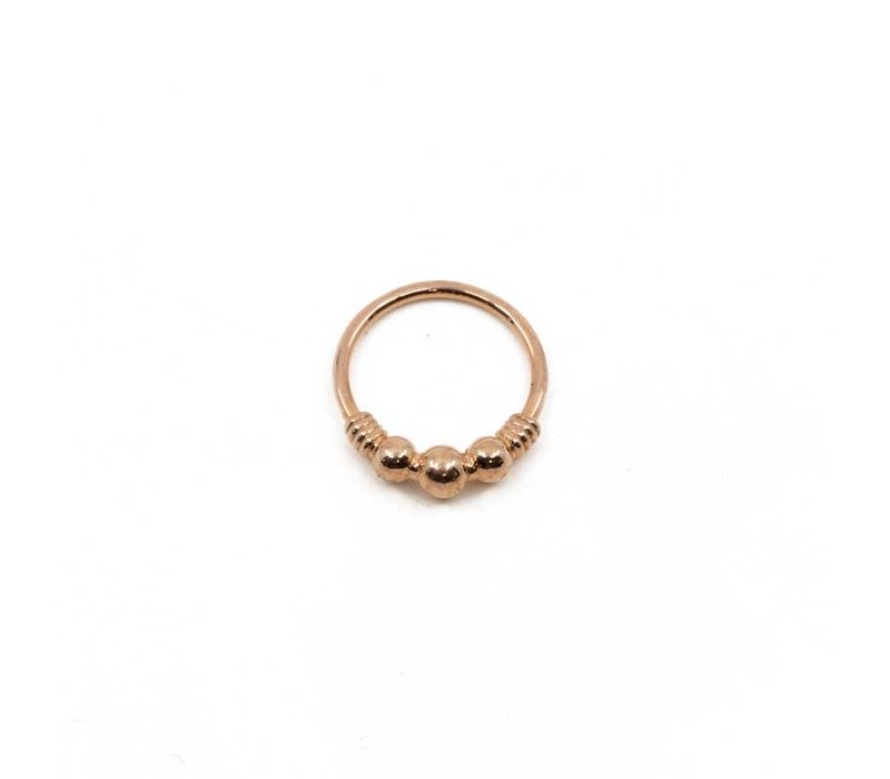 18g Myla Hoop in Rose Gold