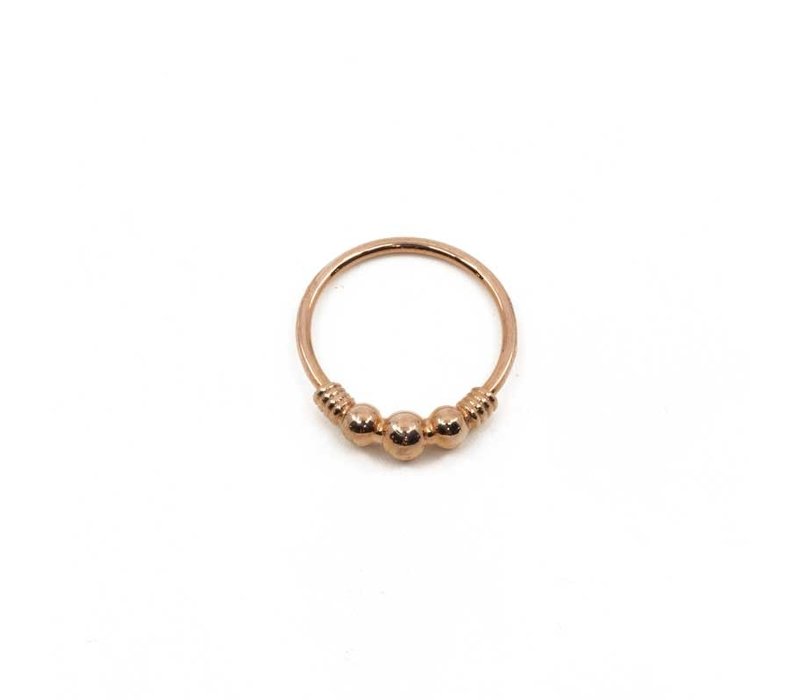 18g Myla Hoop in Rose Gold