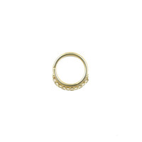 18G Bhava Hoop in Yellow Gold