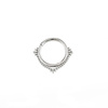 Tawapa 18g Plume Hoop in 14k White Gold