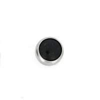 Threadless Titanium Onyx Cabochon End