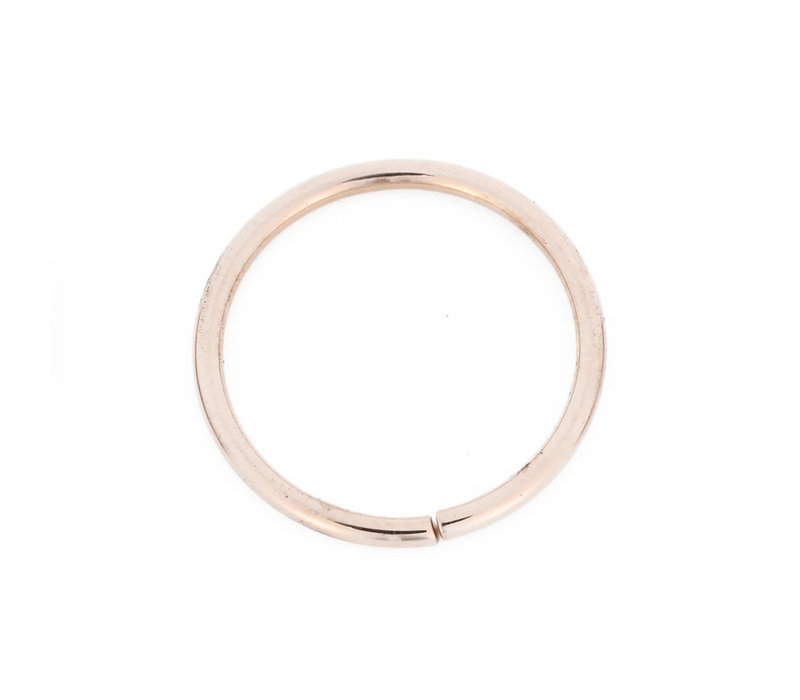 18g Continuous Ring in Rose Gold